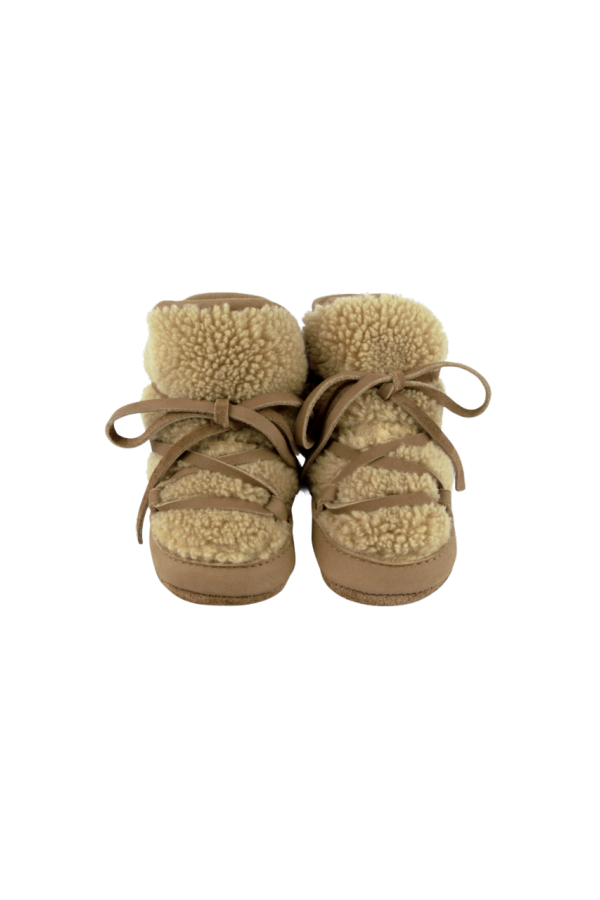 KIDS Donsje Cassi Booties - Truffle Nubuck