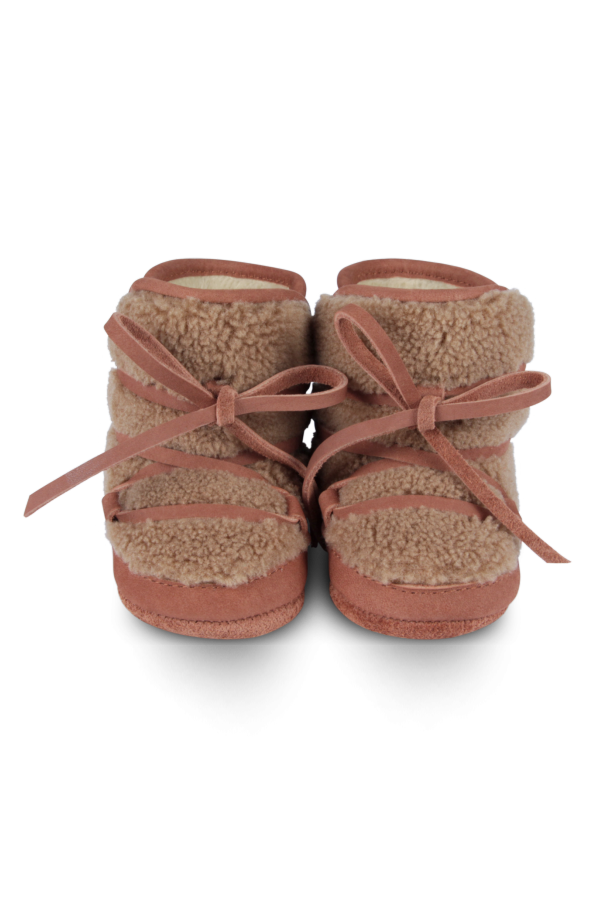 KIDS Donsje Cassi Booties - Walnut Nubuck