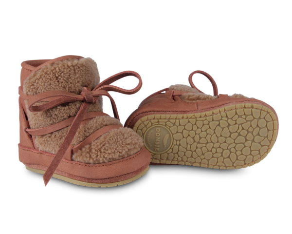 KIDS Donsje Cassi Booties - Walnut Nubuck