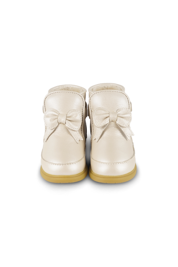 KIDS Donsje Cemilla Shoes Toddler Shoes - Off White Metallic Leather