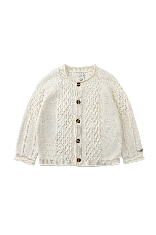 KIDS Donsje Cleo Cardigan - Off White