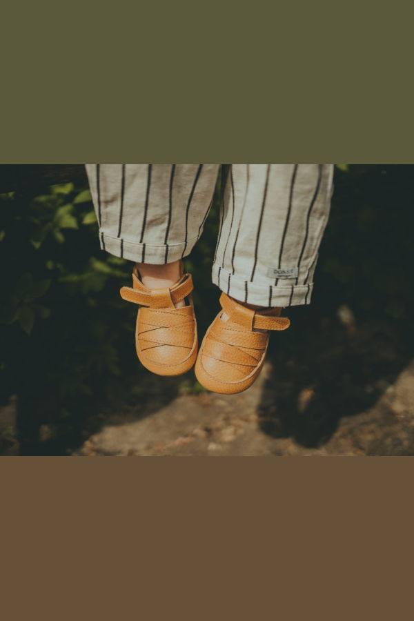 Kids Donsje Didier Baby Shoes - Toast Grain Leather