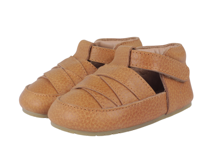 Kids Donsje Didier Baby Shoes - Toast Grain Leather