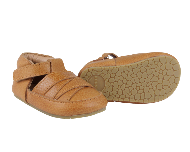 Kids Donsje Didier Baby Shoes - Toast Grain Leather