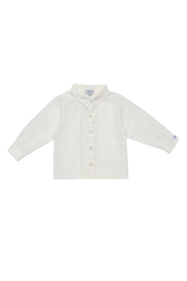 KIDS Donsje Domeni Tuxedo Shirt - Off White