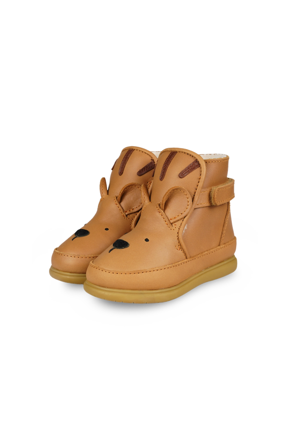 KIDS Donsje Dubu Classic Tiger Toddler Shoes - Camel Classic Leather