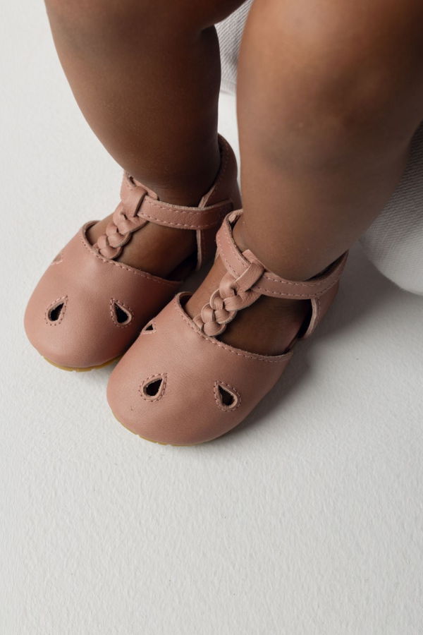 KIDS Donsje Dudu Shoes - Rose Dawn Classic Leather