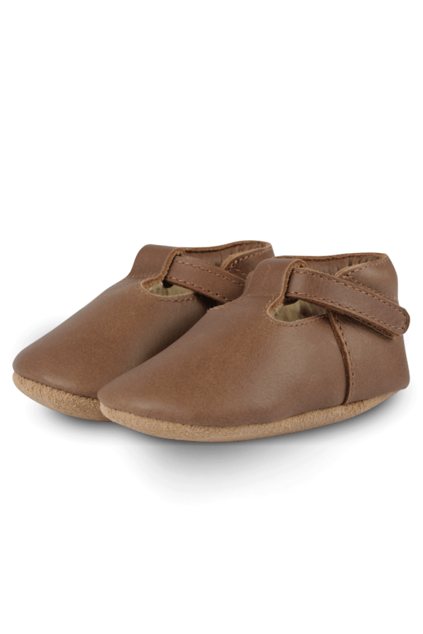 KIDS Donsje Elia Lining Shoes - Cognac Classic Leather