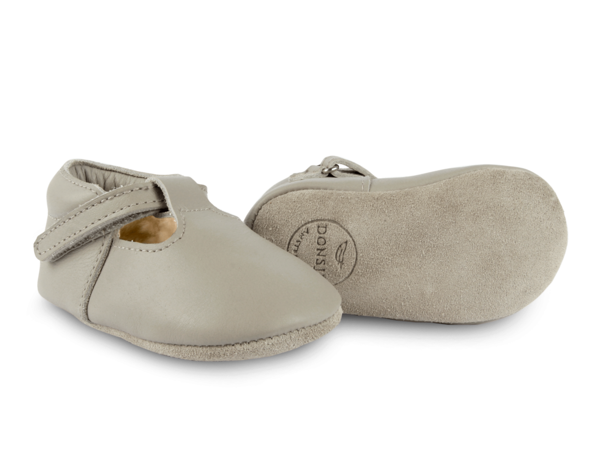 KIDS Donsje Elia Lining Shoes Baby Shoes - Light Stone Leather - Image 6 of 6