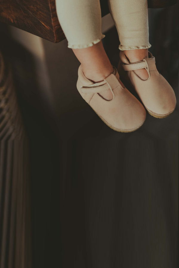 KIDS Donsje Elia Baby Shoes - Powder Nubuck