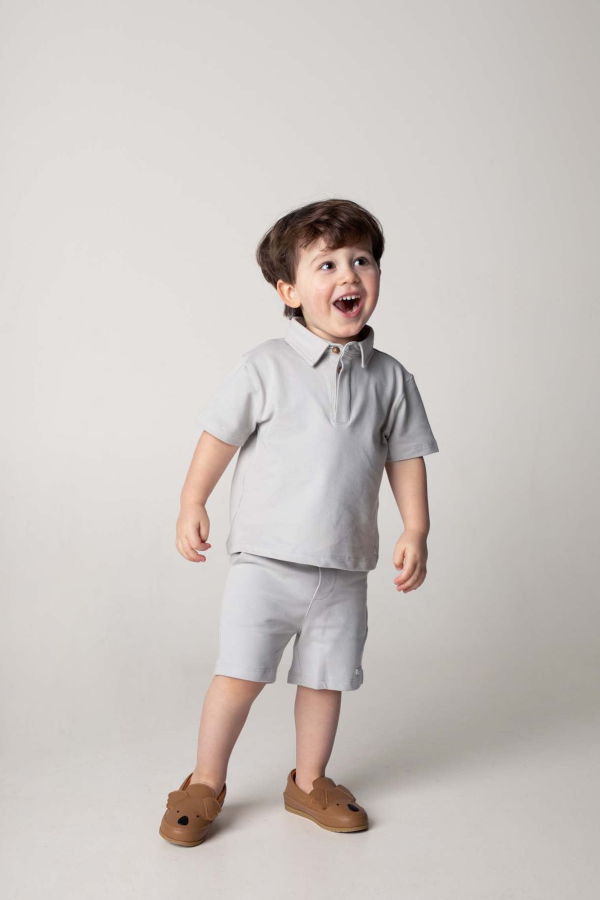 KIDS Donsje Eliott Shirt - Silver Grey