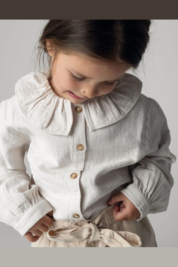 KIDS Donsje Evy Blouse - Soft Powder