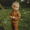 KIDS Donsje Fieks Cardigan - Camel - Thumbnail 2