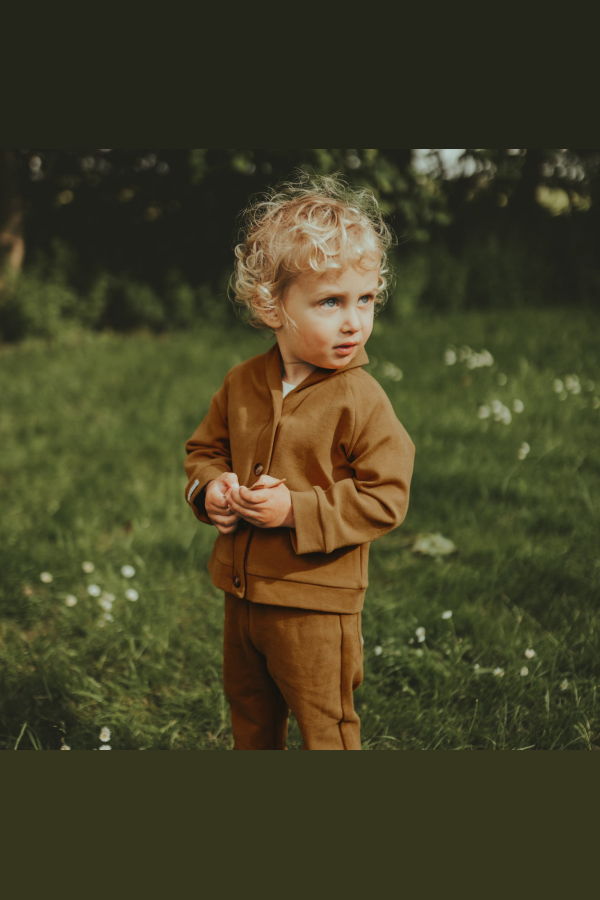 KIDS Donsje Fieks Cardigan - Camel