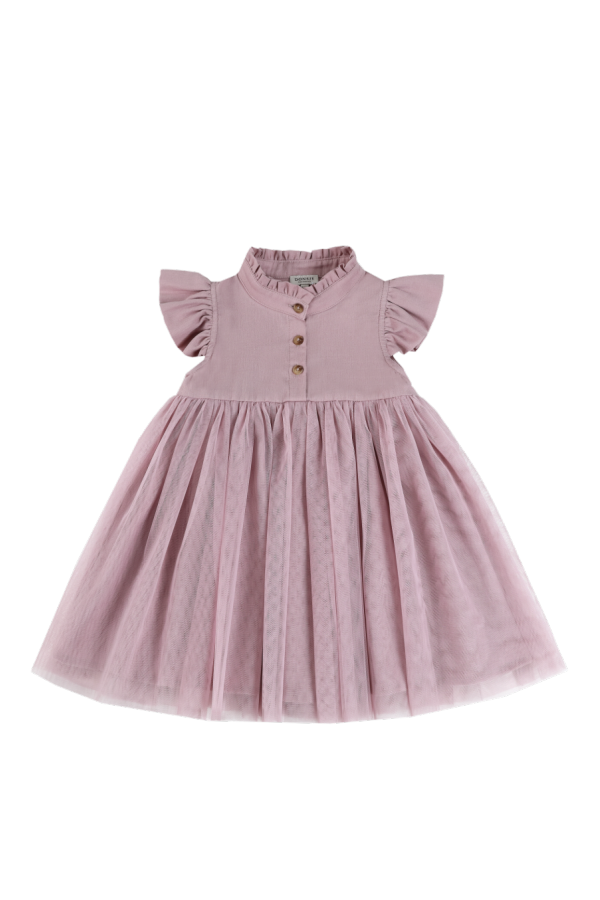 KIDS Donsje Fleurance Dress - Purple Violet