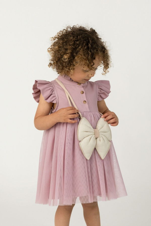 KIDS Donsje Fleurance Dress - Purple Violet