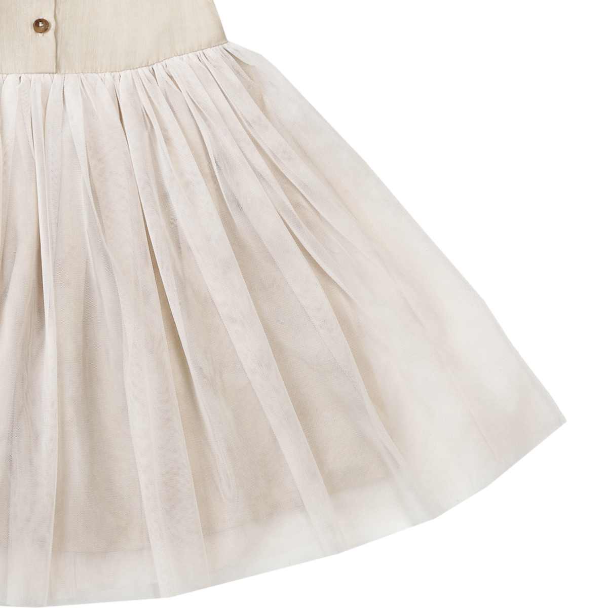 KIDS Donsje Fleurance Dress - Soft Sand - Image 4 of 6