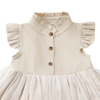 KIDS Donsje Fleurance Dress - Soft Sand - Thumbnail 6
