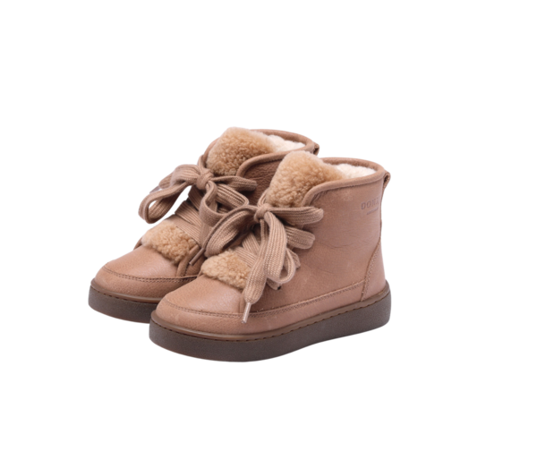 KIDS Donsje Flinn Boots - Hazelnut Leather