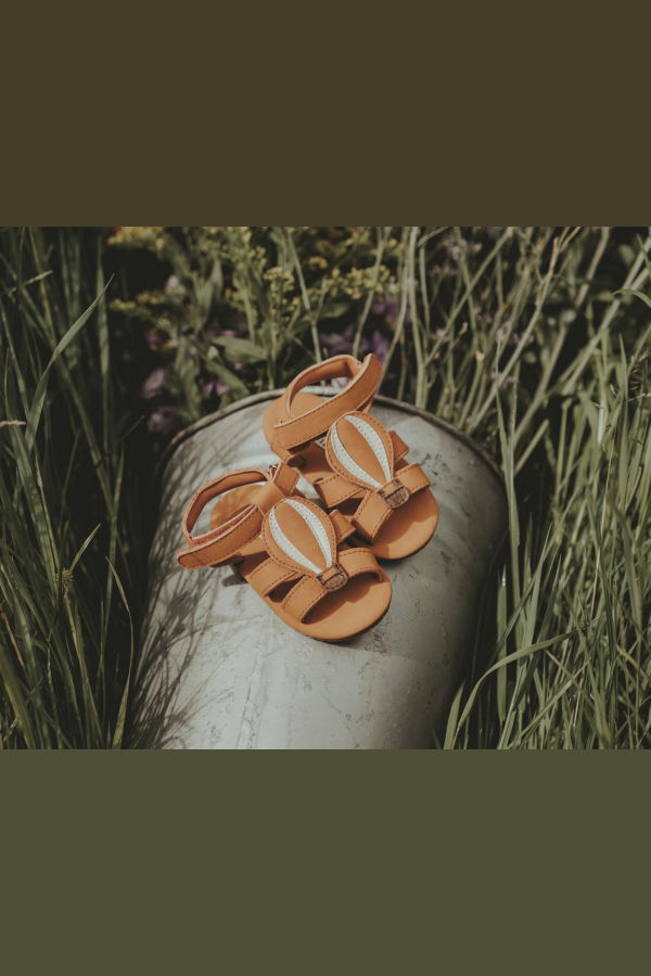 KIDS Donsje Flops Air Balloon Sandals - Maple Nubuck