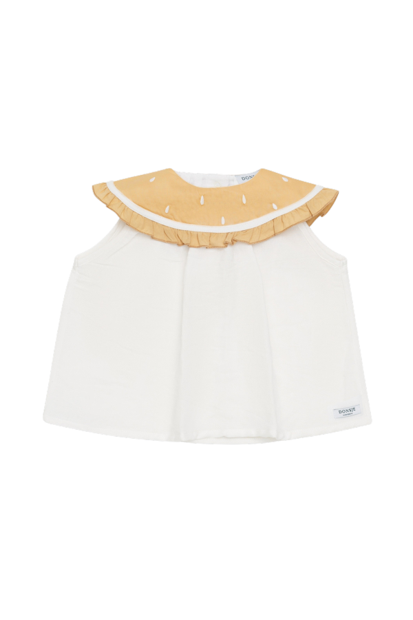 KIDS Donsje Frutys Blouse Top - Crispy White