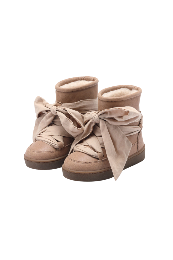 KIDS Donsje Ganza Boots - Hazelnut Leather