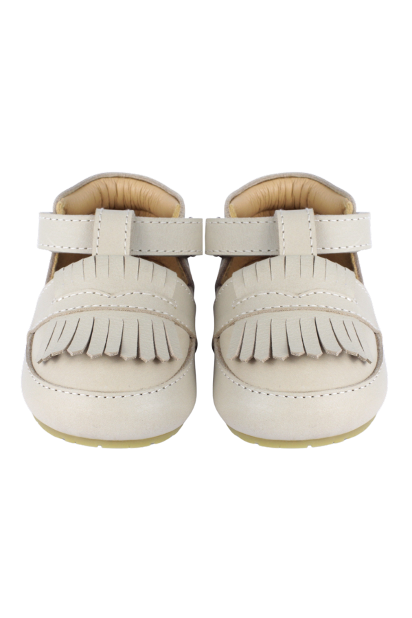 KIDS Donsje Gaston Baby Shoes - Ivory Classic Leather