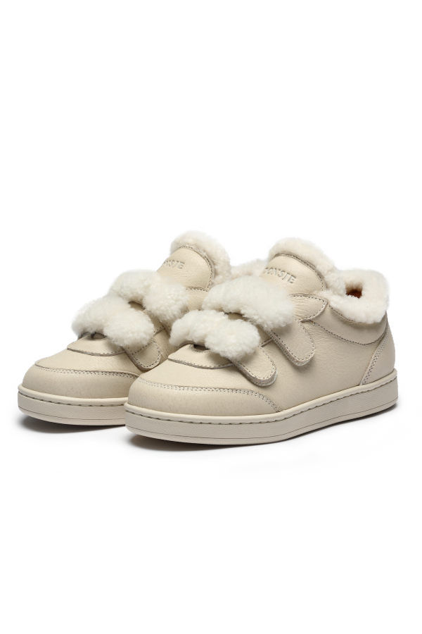 KIDS Donsje Hanzell Sneakers - Cream Leather