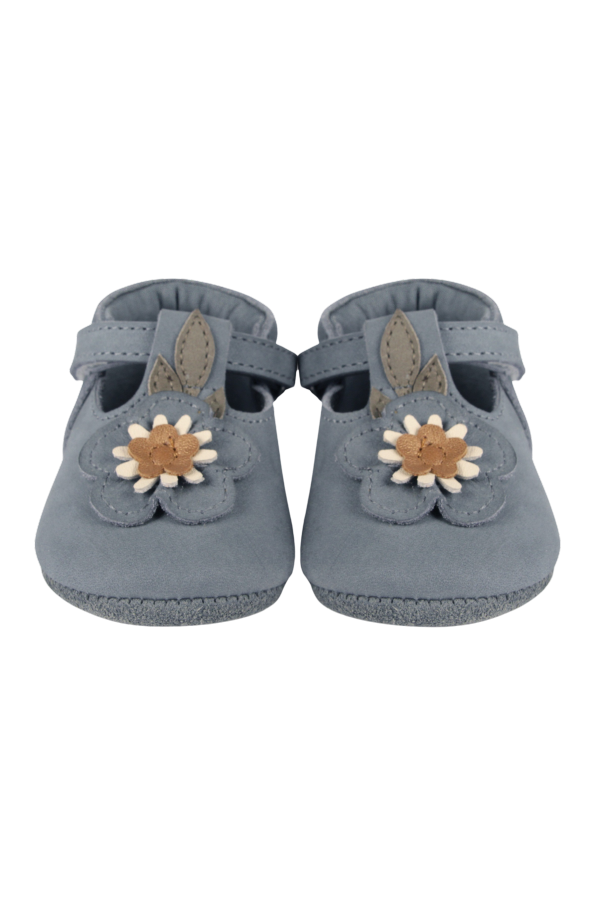 KIDS Donsje Heidi Forget Me Not Baby Shoes - Petrol Nubuck