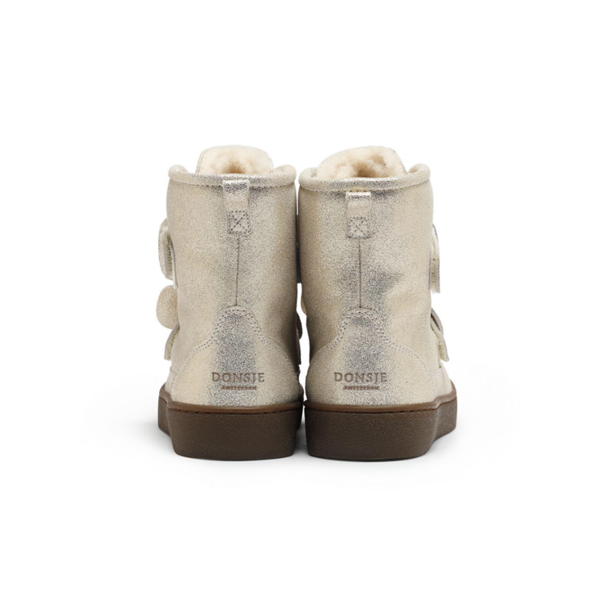 KIDS Donsje Isa Exclusive Boots Kids Boots - Silver Metallic Leather - Image 4 of 6