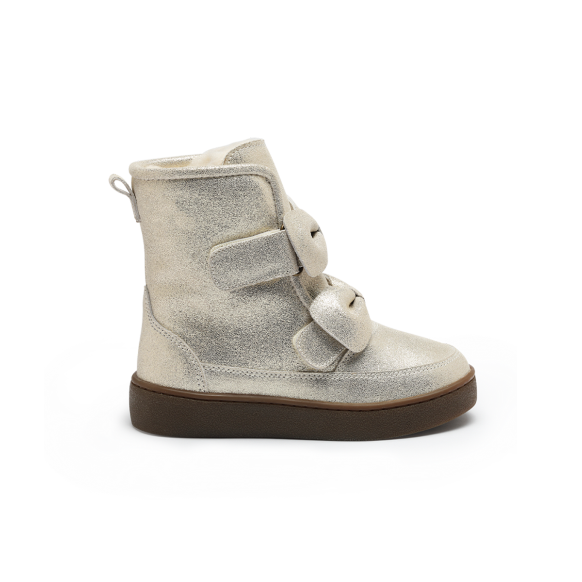 KIDS Donsje Isa Exclusive Boots Kids Boots - Silver Metallic Leather - Image 5 of 6