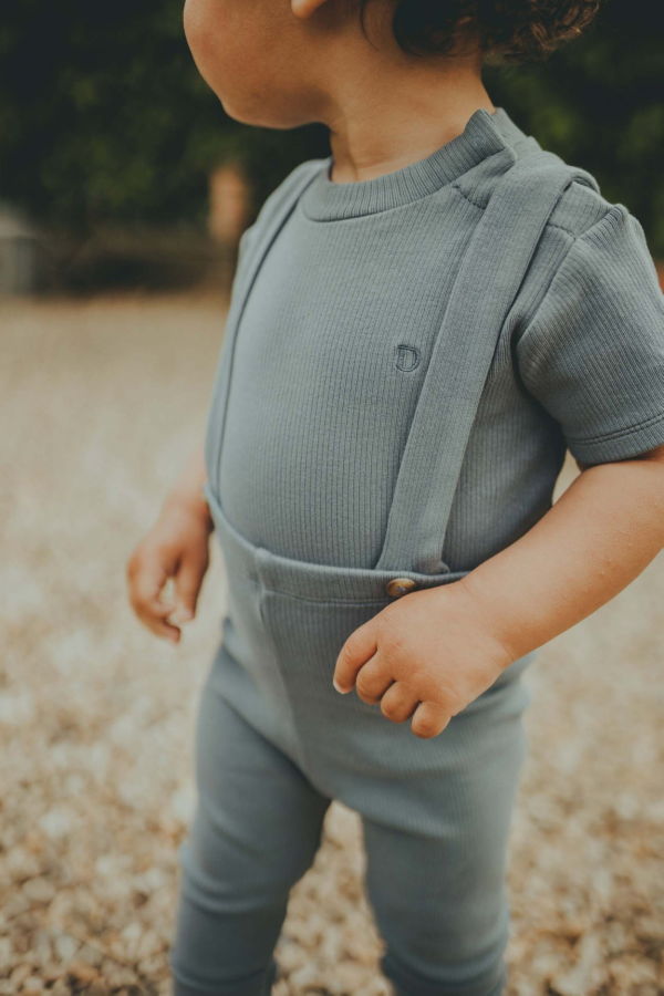KIDS Donsje Ivy Bodysuit - Foggy Blue