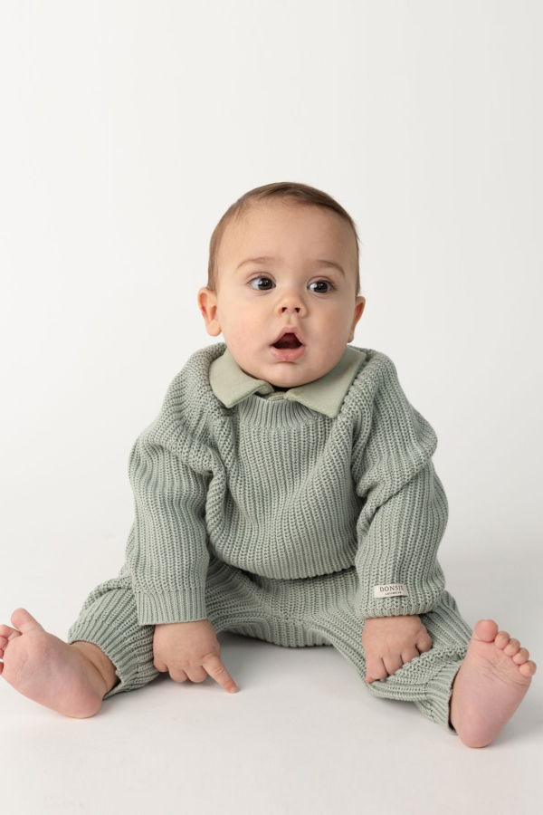 KIDS Donsje Jade Sweater - Frosted Green