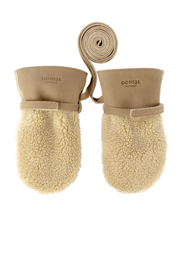 KIDS Donsje James Mittens - Truffle Nubuck
