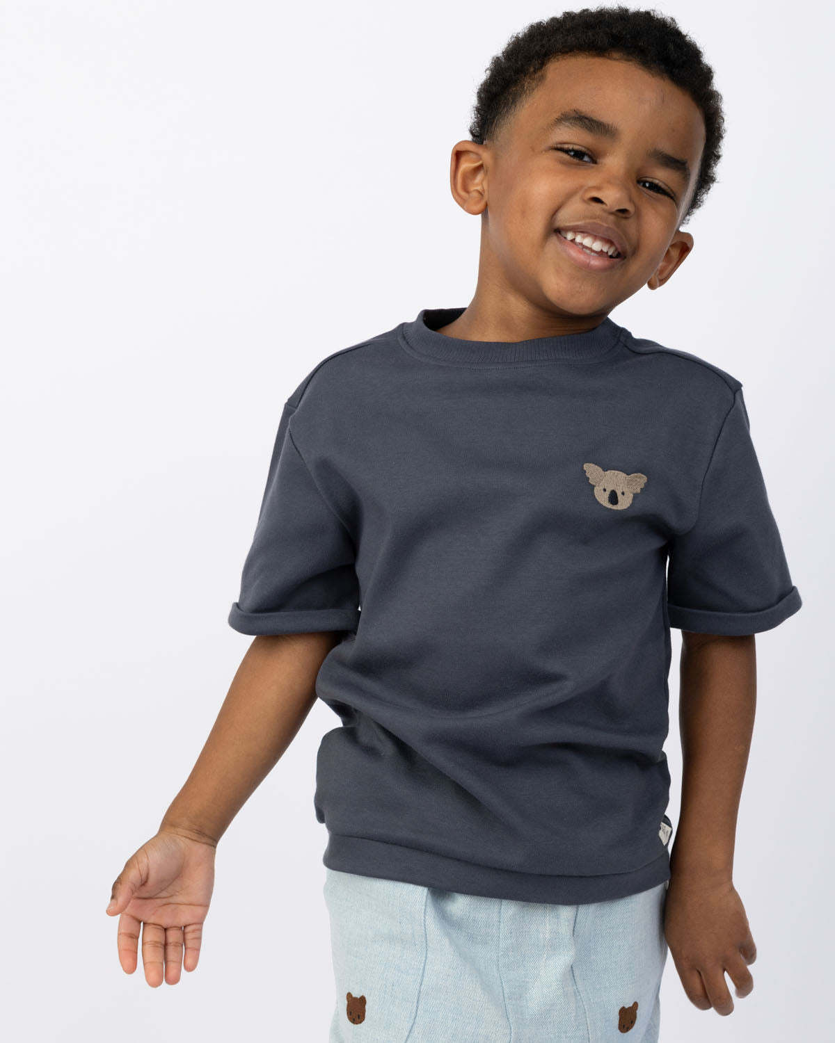 KIDS Donsje Jarne Koala T-Shirt - Blue Marine - Image 2 of 4