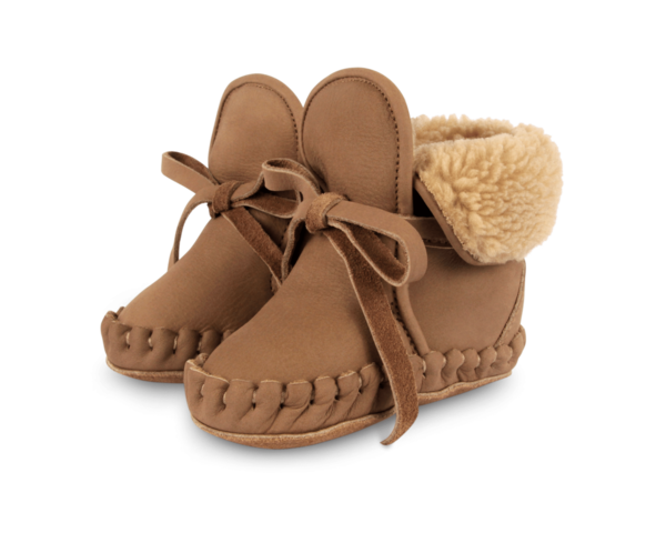 KIDS Donsje Jaya Booties - Truffle Nubuck