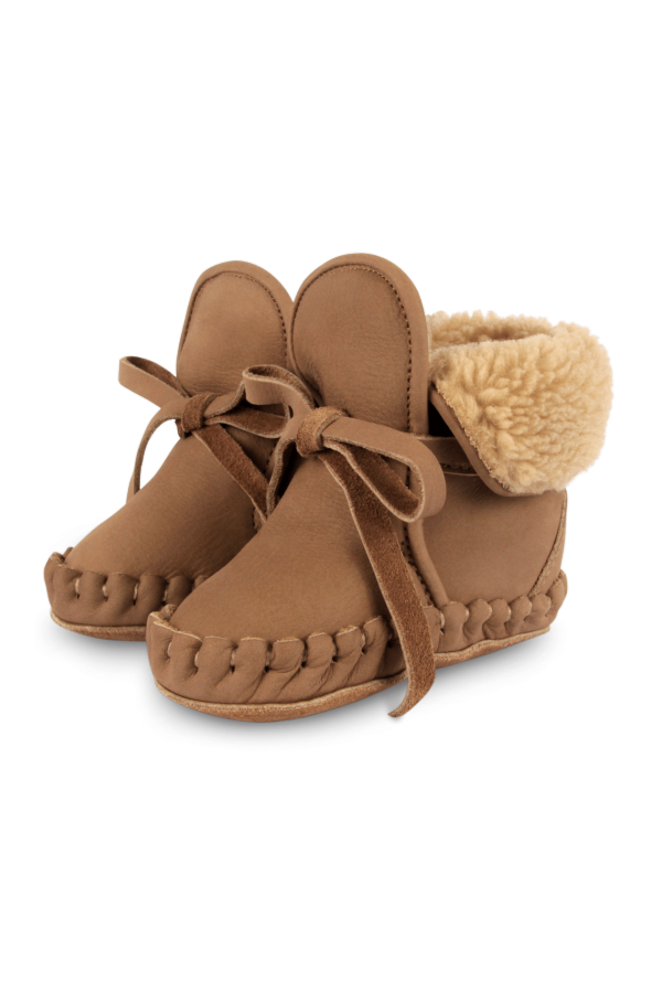 KIDS Donsje Jaya Booties - Truffle Nubuck