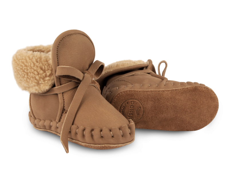 KIDS Donsje Jaya Booties - Truffle Nubuck