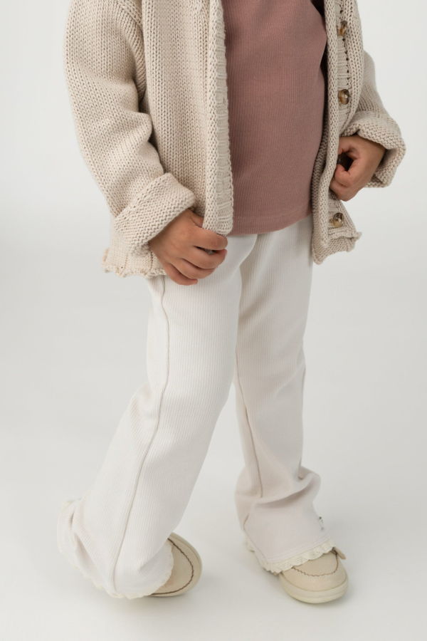 KIDS Donsje Jentje Trousers - Soft Powder