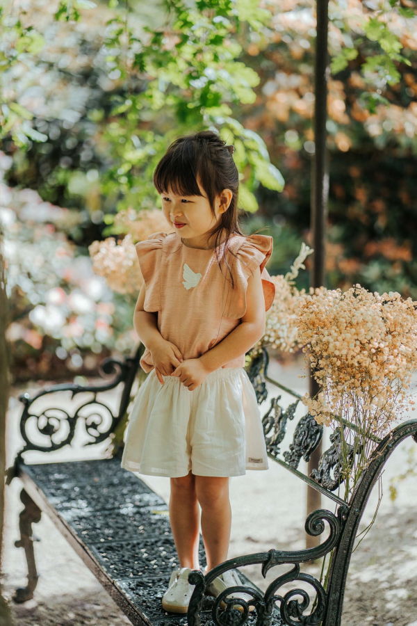 KIDS Donsje Joysa Shorts - Warm White