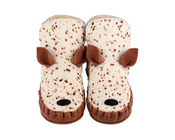 KIDS Donsje Kapi Exclusive Bambi Booties - Bambi Spotted Cow Hair
