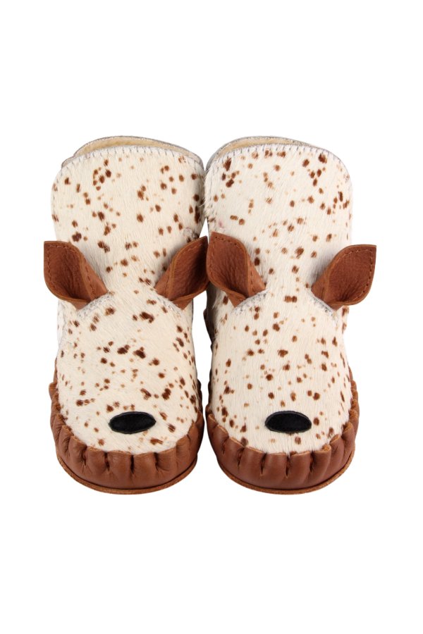 KIDS Donsje Kapi Exclusive Bambi Booties - Bambi Spotted Cow Hair