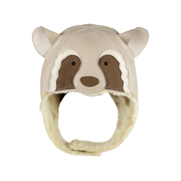KIDS Donsje Kapi Special Raccoon Hat - Ivory KIDS Donsje Kapi Special Raccoon Hat - Ivory