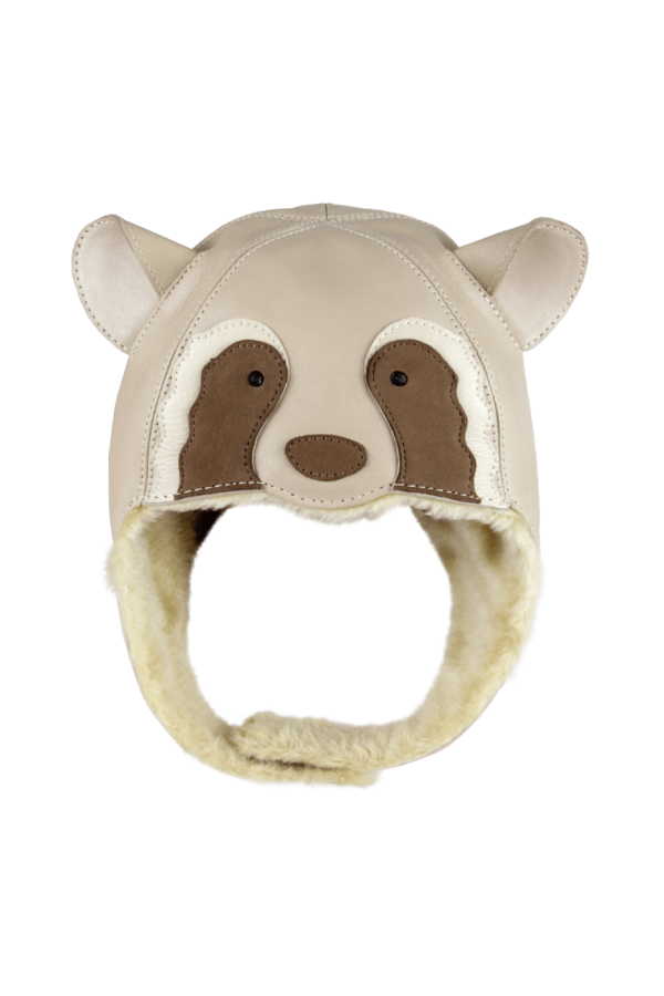 KIDS Donsje Kapi Special Raccoon Hat - Ivory