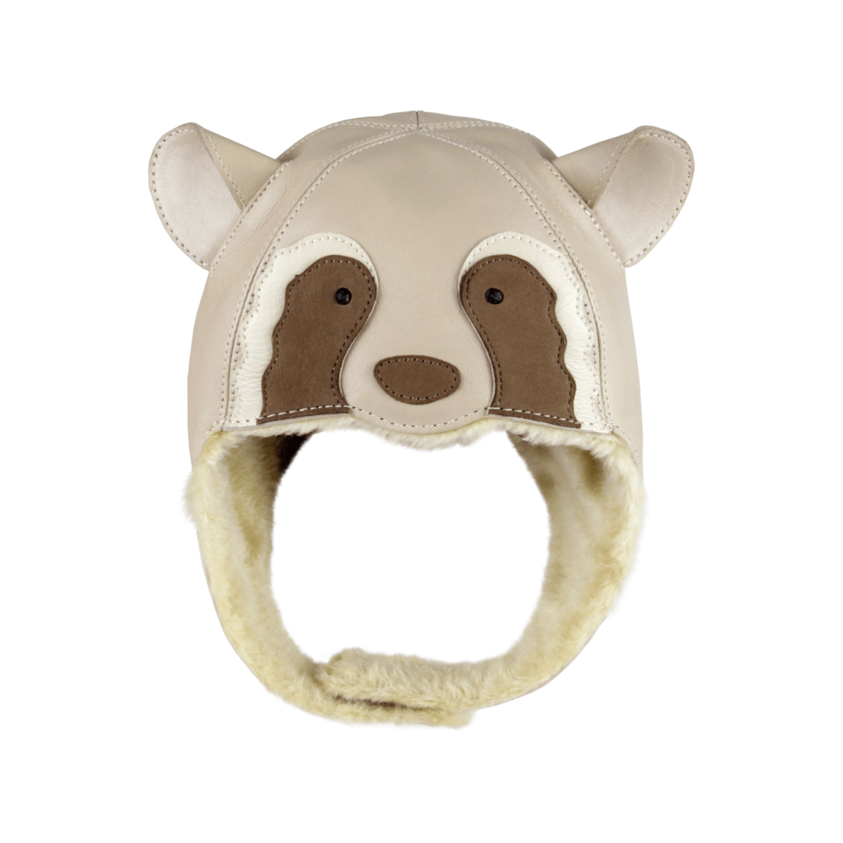 KIDS Donsje Kapi Special Raccoon Hat - Ivory - Image 1 of 4