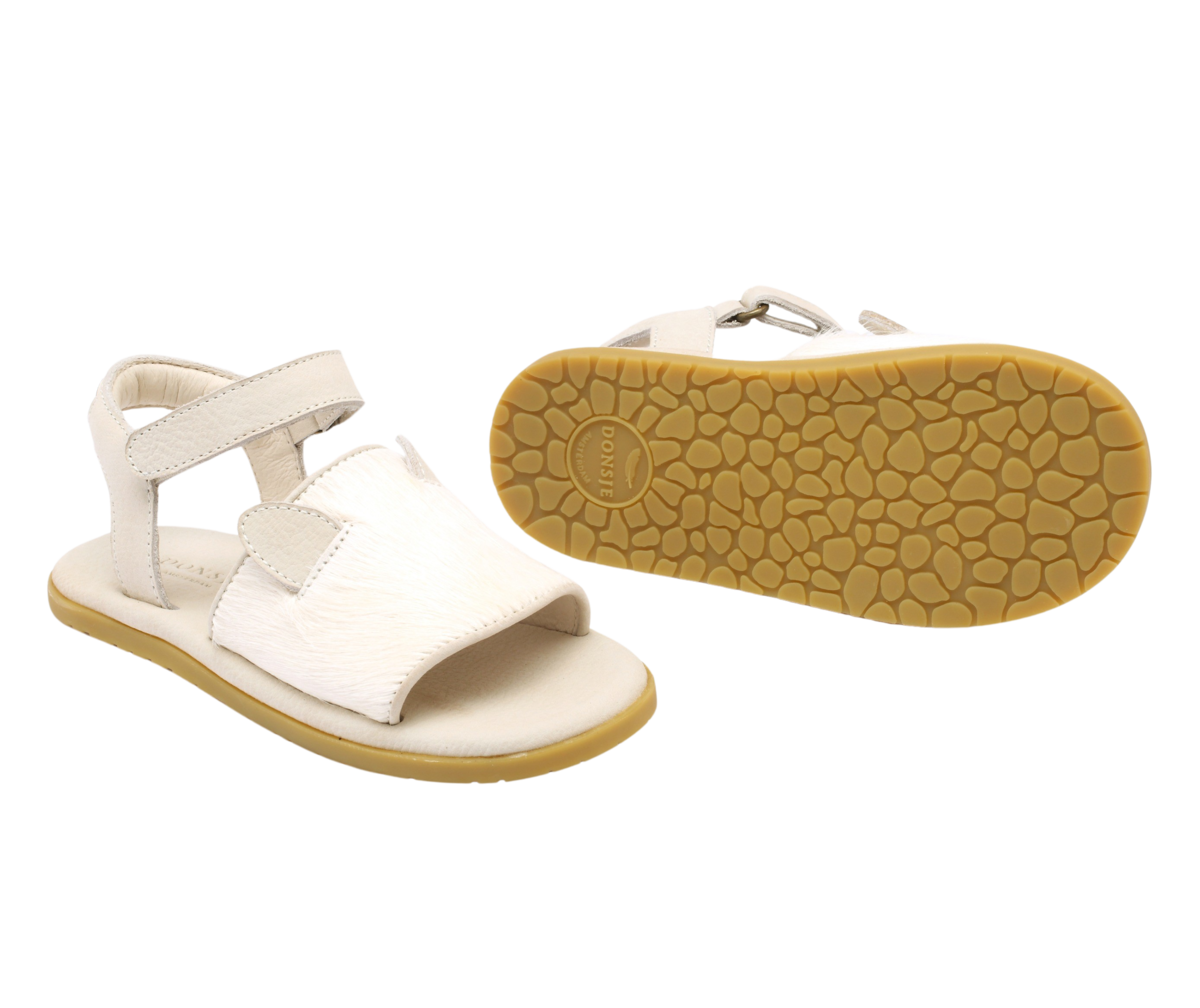 KIDS Donsje Lara Cat Sandals - Cream Cow Hair - Image 6 of 6