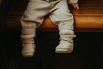 KIDS Donsje Larisso Booties - Cream Leather - Thumbnail 2