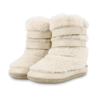 KIDS Donsje Larisso Booties - Cream Leather - Thumbnail 3