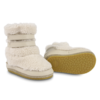 KIDS Donsje Larisso Booties - Cream Leather - Thumbnail 6