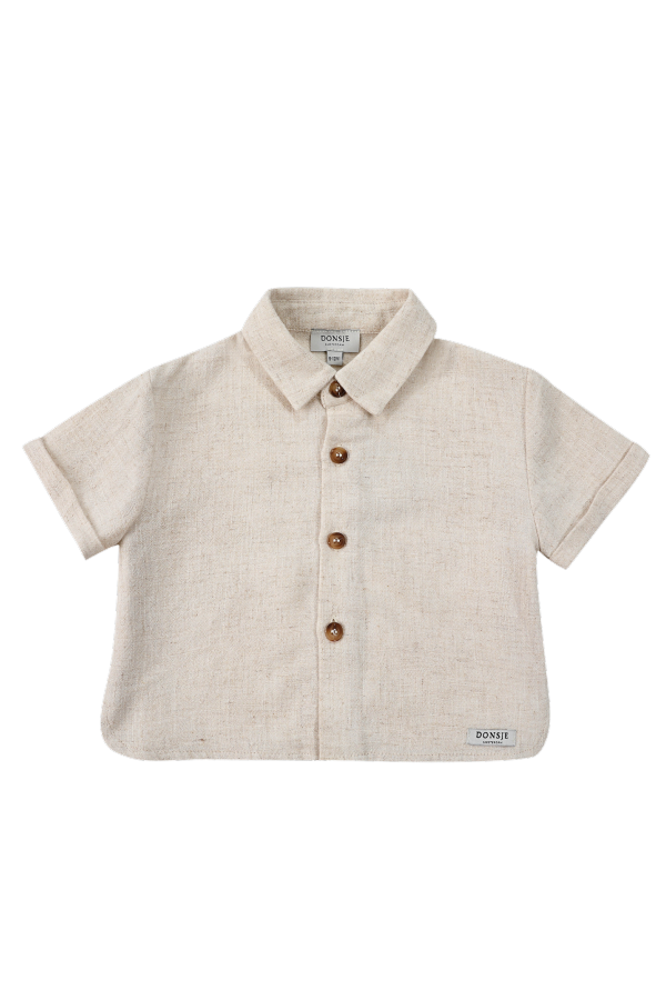KIDS Donsje Lerie Shirt - Warm White Melange